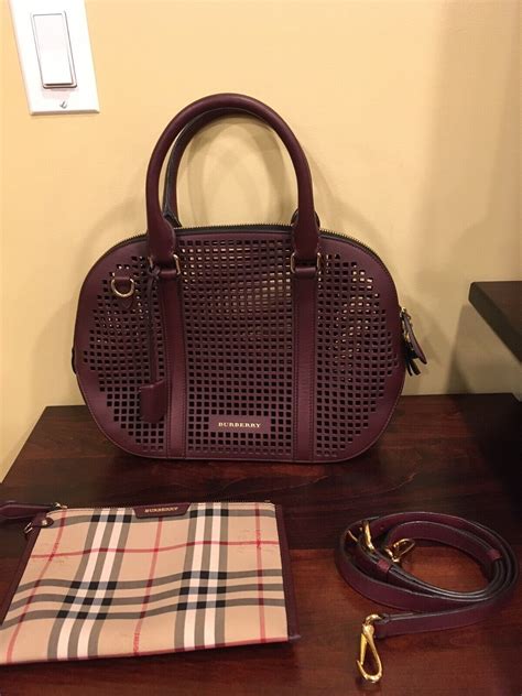 Burberry leather Orchard bag 